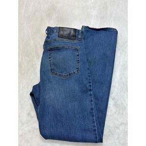 Eddie Bauer Mens Jeans 32W x 34L Blue Denim Straight Leg Casual Pants